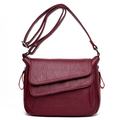 ✨👜 Este elegante bolso de hombro está hecho de cuero suave de alta calidad, ideal para salidas diarias y cómodas.