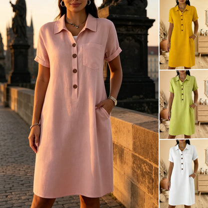 ⏳ ¡Oferta por tiempo limitado! ⏰【S-3XL】Vestido casual de verano cómodo, corte estilizado, moderno y versátil. 4310769