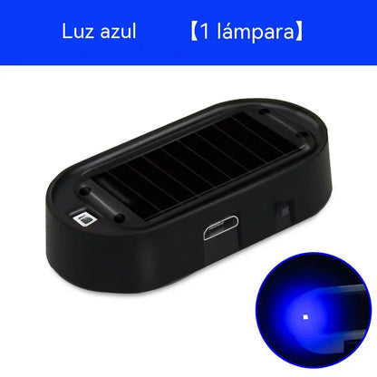 📢🚗 2 piezas 26 euro ⏰ Lámpara LED solar antirrobo con luz intermitente