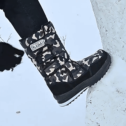 Promoción termina pronto ⏳⏳ — 【Tallas 36-47】Botas de invierno, adecuadas para clima cálido y frío, forro de algodón, botas altas de invierno unisex, adecuadas para actividades al aire libre, calzado de invierno