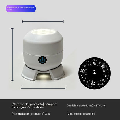 Proyector LED giratorio dinámico