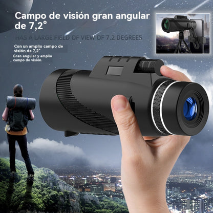 🔥🔭Telescopio monocular portátil de alta definición y alta potencia para exteriores de 40x60