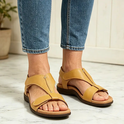 【36-43】Sandalias de verano con suela blanda y soporte de arco, casuales y cómodas.