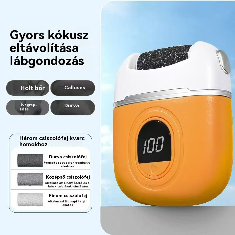🦶🛁✨ Új elektrós lábcsiszoló, halott bőr eltávolítása a hasadékokból, pedikürhez szánt elektrós lábcsiszoló - 4193744