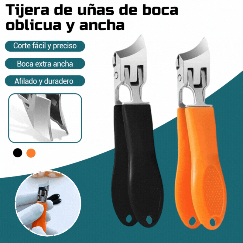🛡️- Diseño ergonómico en ángulo para uñas de los pies y uñas encarnadas