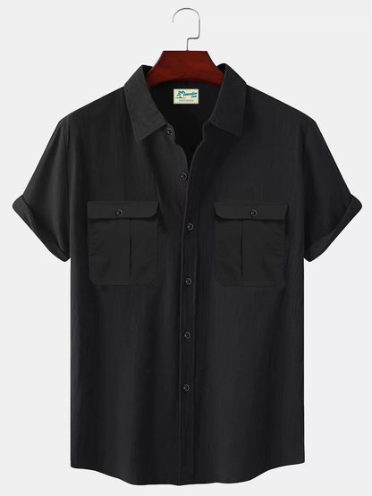 👔【M-5XL】Nueva camisa de lino minimalista para hombre para el verano: oferta por tiempo limitado.