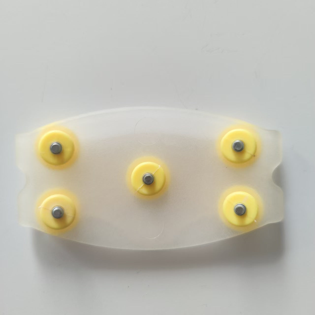 👴🚶🏔️Mangas de crampones antideslizantes invisibles de cinco dientes, crampones transparentes para exteriores,  imprescindibles para las personas mayores.