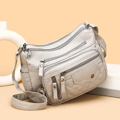 💥👜2026 új, nagy kapacitású puha bőr válltáska/crossbody táska - 4224205