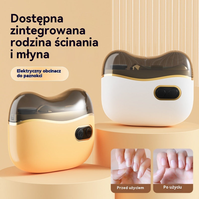 🔥✂️💅Przestań obgryzać skórę! Nowy elektryczny obcinacz do paznokci 2 w 1 z pilnikiem