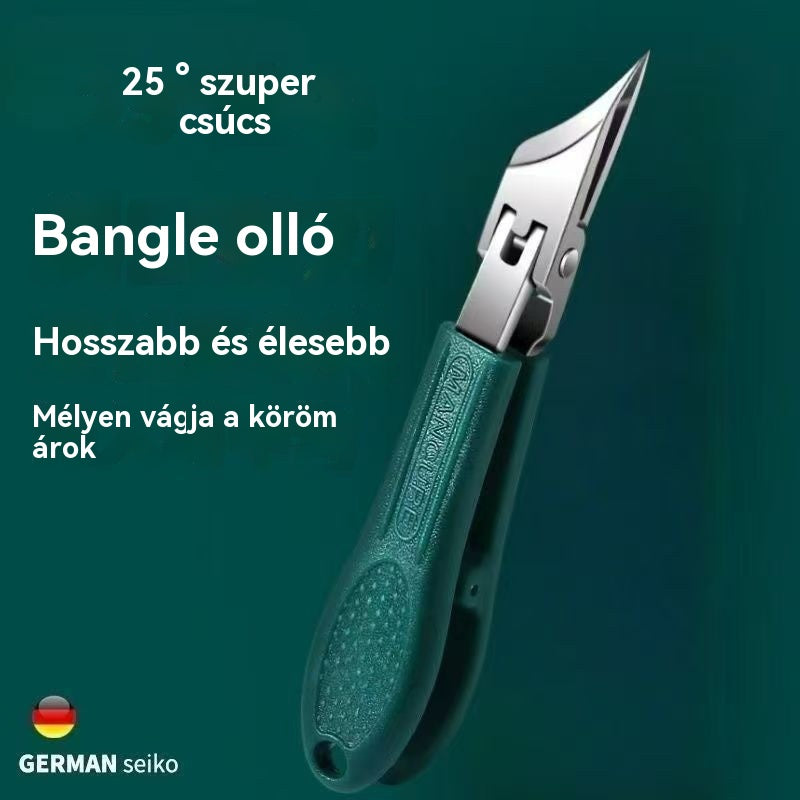 🔥【3 darabos készlet】✂️💅Új, ultravékony, ferde körömvágó otthoni manikűrhöz - 4189228