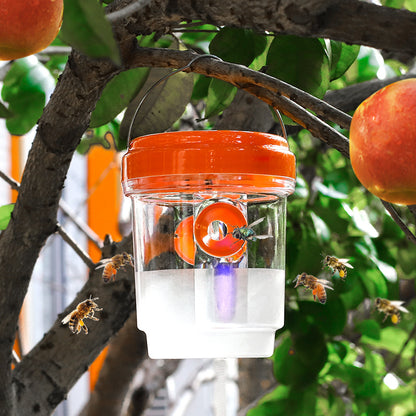 🐝☀️ Trampa solar para avispas para terraza y jardín 🔋🌿 – eficaz, recargable y resistente a la intemperie – sin productos químicos, para hasta 500 m² – ¡ahorra ahora!