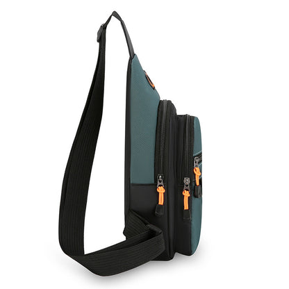 ☔️ ¿Lluvia? ¡Sin problema! ✨ Bolso bandolera impermeable con múltiples bolsillos. 🎒