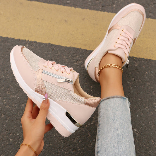 🔥¡Último día con un 50% de descuento! Zapatos ortopédicos elegantes y cómodos para mujer, con cremallera lateral y suela gruesa.4270283
