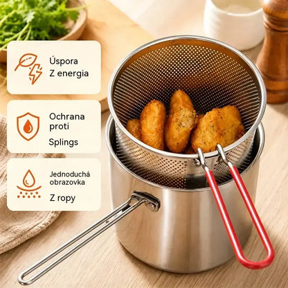 🔥 POSLEDNÍ DEN! -50% | Multifunkční fritéza 304 | Jednoduché, rychlé a bezproblémové vaření 🍳