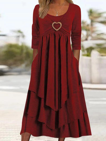 👗 Έκπτωση 50%🔥【40-100kg】2026 Νέο απλό φόρεμα από βαμβάκι και λινό, άνετο και αναπνέον ύφασμα ✅️Πληρωμή κατά την παράδοση ✅️2 είδη με έκπτωση 70%