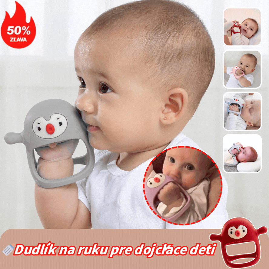 💝👼Mordedor de silicona para bebés de 0 a 12 meses, 🍼Chupete de mano para lactancia materna