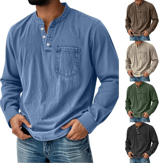 👔 【S-5XL】Męskie, casualowe, modne koszulki na wiosnę/lato