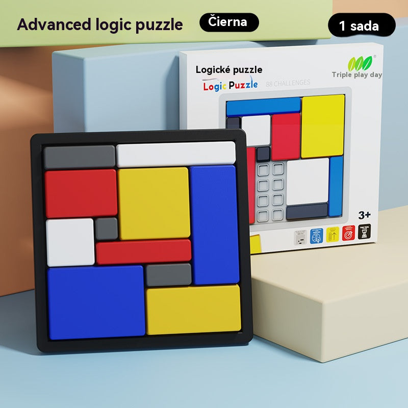 🧒Vzdelávacie puzzle pre deti, tréning logického myslenia, stavebné bloky, vzdelávacie hračky
