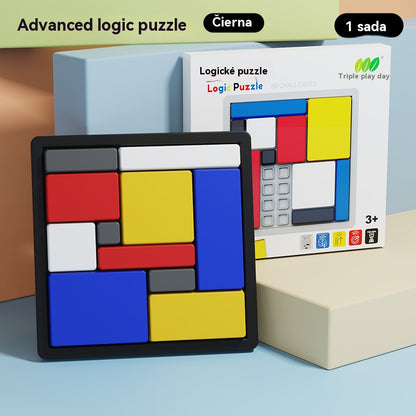 🧒Vzdelávacie puzzle pre deti, tréning logického myslenia, stavebné bloky, vzdelávacie hračky