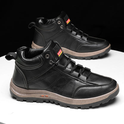 👟 Buty Trekkingowe Męskie Wysokie Topu - Modne, Duże Rozmiary, Sportowe Na Codzien - 4185505