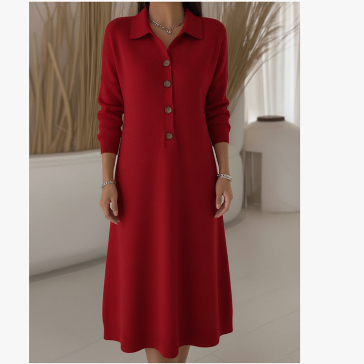 🔥【S-3XL】Dámske elegantné pletené šaty na jar/jeseň 2026