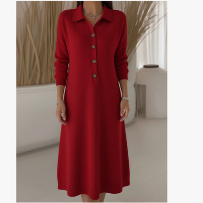 🔥【S-3XL】Dámske elegantné pletené šaty na jar/jeseň 2026