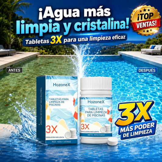 🔥【Compra 1, llévate 1 gratis】🏊‍♀️💧Pastillas limpiadoras para piscinas para un agua clara y transparente.