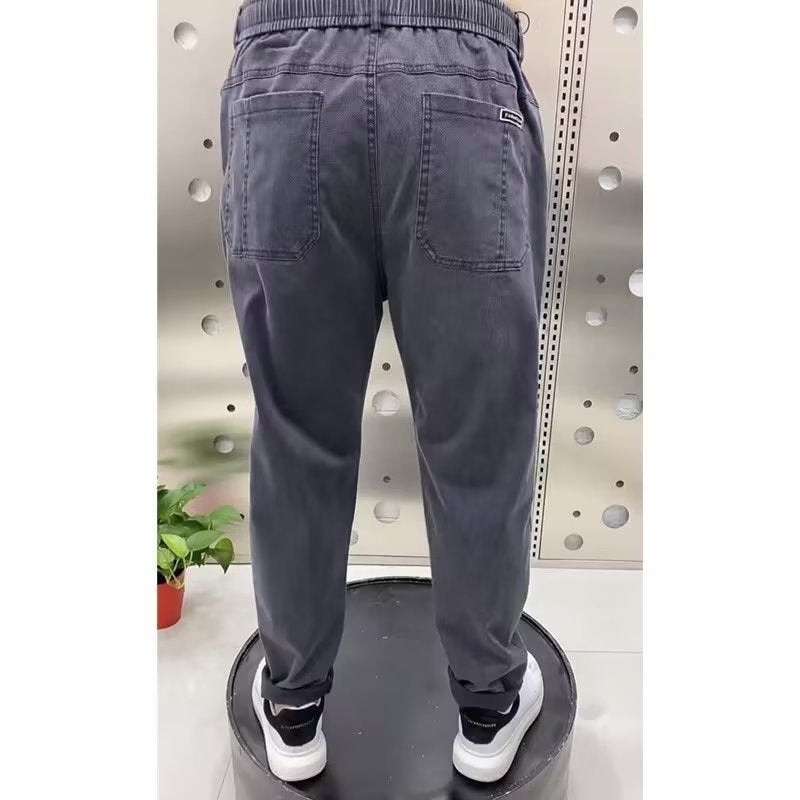 【S-5XL】Pánské strečové džíny velké velikosti-3931812