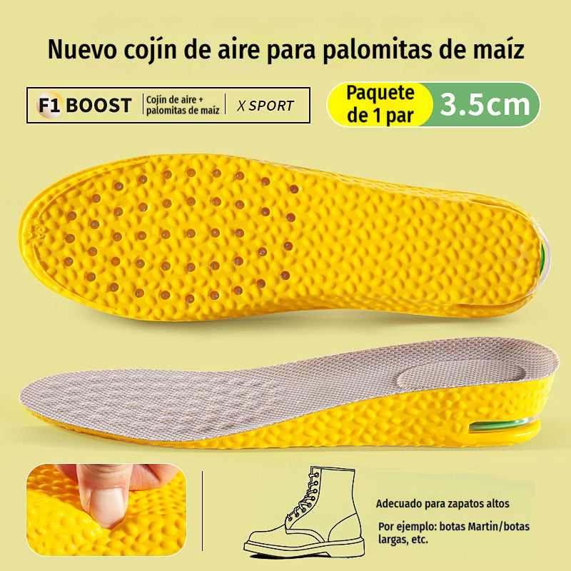 💥【Compra uno y llévate otro gratis】2 pares por 27 euros 👟Plantillas cómodas con cojín de aire y efecto de aumento de estatura 📈