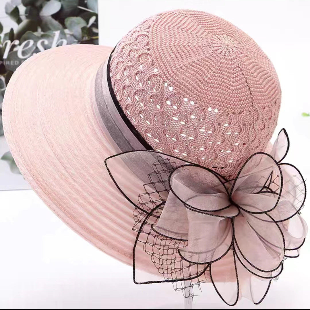 👒Nuevo sombrero de playa elegante y a la moda para mujer con protección solar.