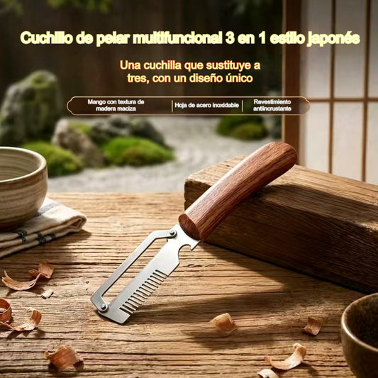 ✅Compra 1, llévate 1 gratis (2 artículos) 🧅🔪 Pelador de cocina multifuncional 3 en 1: ¡Pela, corta y abre botellas! 🔥-4285131