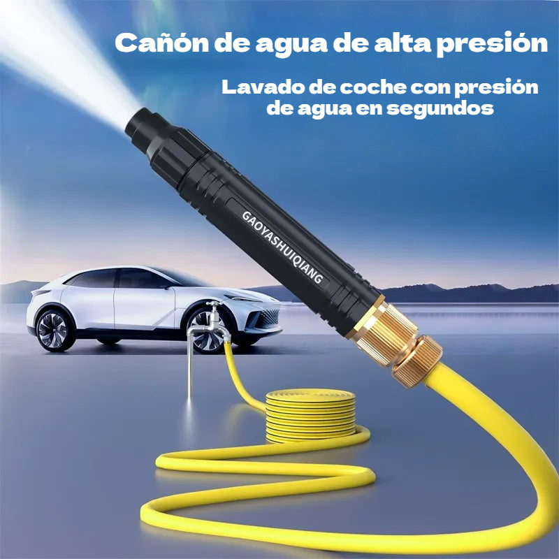 ✨Pistola de agua a alta presión para grifos domésticos. Ideal para lavar coches, limpiar suelos y diversas tareas de limpieza del hogar.
