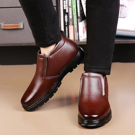 【39-44】🔥 Zimowe Ocieplane Męskie Buty Śniegowe-4176975