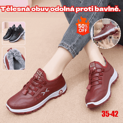 🔥🔥【35-41】 Zimné nové štýlové čisté ručne vyrábané dámske topánky z pravej kože a zamatu_4118435