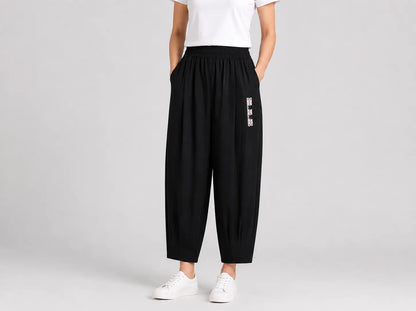 🔥【M–4XL】👖Lehké a prodyšné letní kalhoty z bavlny – moderní ležérní kalhoty po kotníky