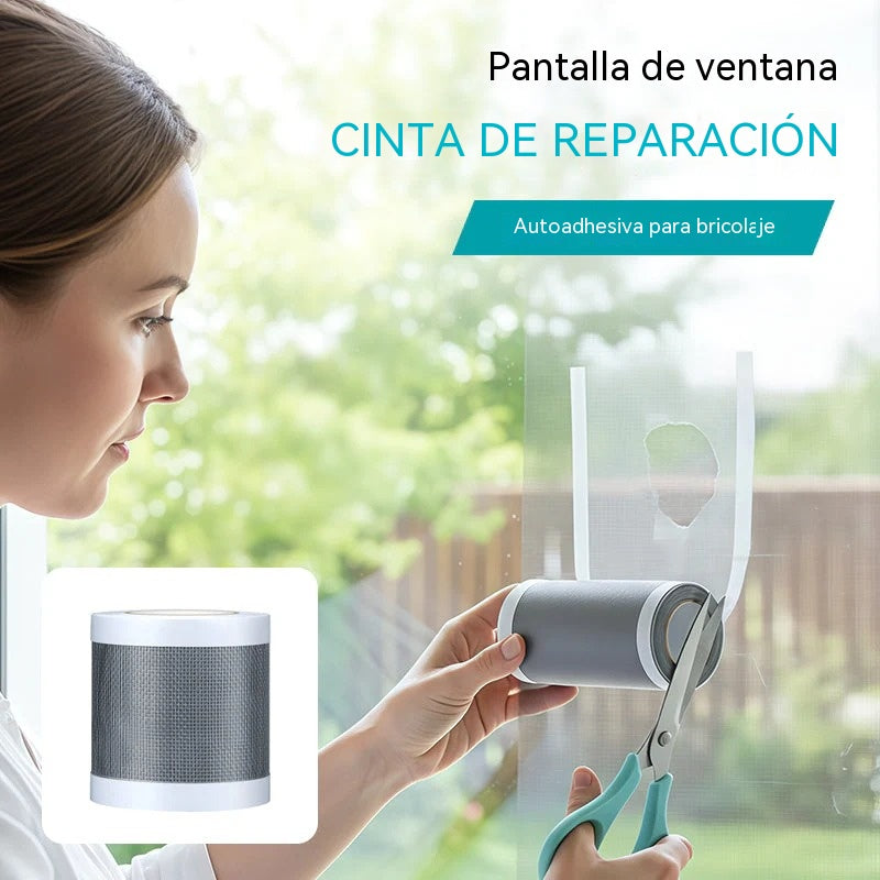 🔥Compra 1 y llévate 1 gratis🔥🪟✂️ Cinta para reparar mosquiteras: solución instantánea contra insectos 🦟🛡️