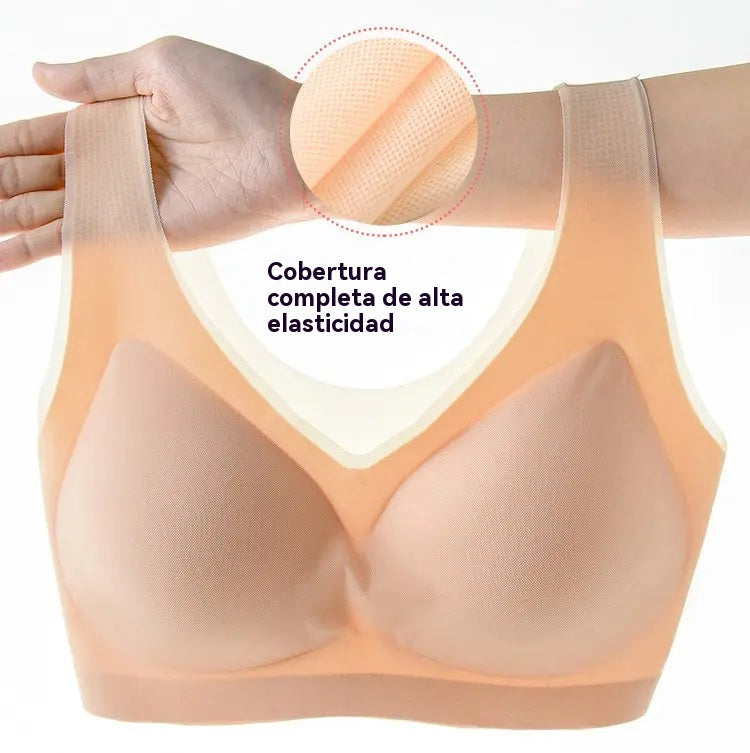 【1 juego de 3 piezas】【40-120 kg】2026, sujetador push-up de seda helada sin costuras_4313772