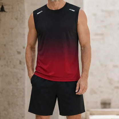 ✨M-5XL【Utánvétes fizetés】Férfi kétrészes nyári sport szett - póló és rövidnadrág