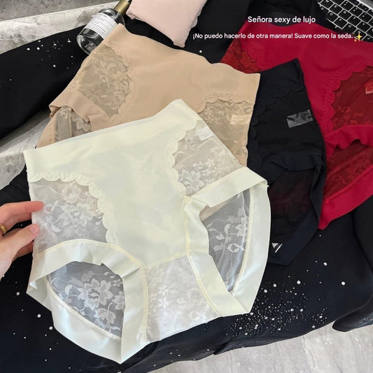 🔥【Conjunto de 5 piezas】Ropa interior de encaje de alta elasticidad sin costuras para mujer para control de abdomen, modelado de glúteos y bragas de elevación