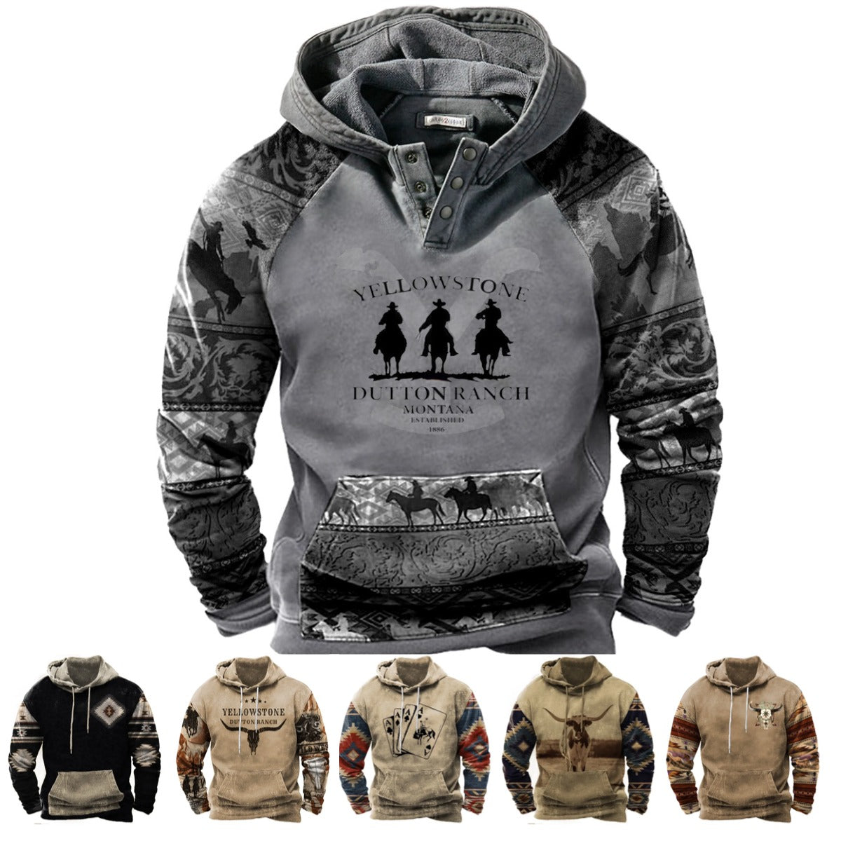 【🔥Τοπ πώληση】Ανδρικό 3D μακρυμάνικο φούτερ 2023 Φθινοπωρινό Χειμώνα Ανθεκτικό στο ζεστό κρύο