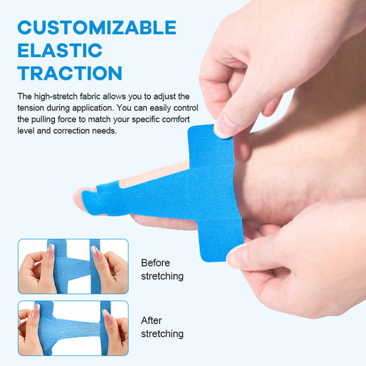 [50 piezas 24€] Protectores de dedos flexibles, parches para quemaduras, vendas deportivas resistentes