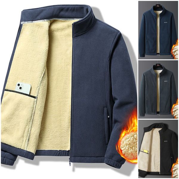 【M-5XL】Nueva chaqueta sherpa gruesa de otoño e invierno para hombre de otoño e invierno