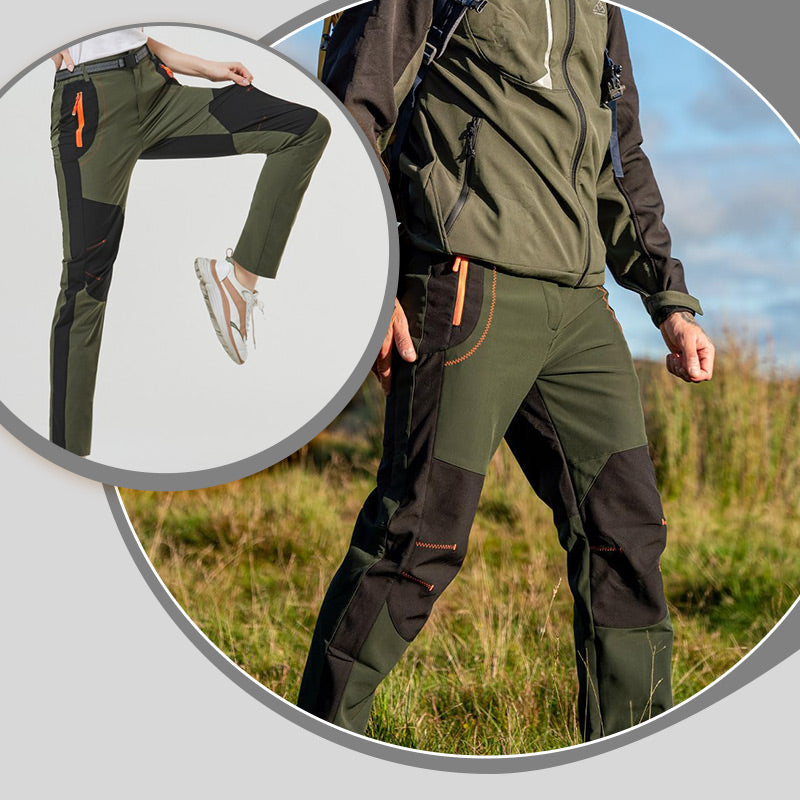 【S-5XL】Pánské turistické kalhoty, měkké, nepromokavé, větruodolné, prodyšné, teplé a zesílené, vyrobené z fleecové tkaniny, vhodné pro outdoorové aktivity.