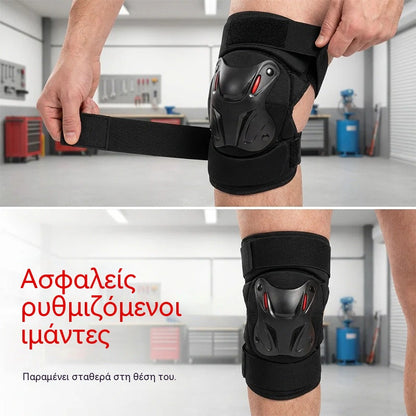 🏍️ Επωφεληθείτε τώρα με έκπτωση 40%! 🛡️ Σετ επιγονατίδων και αγκώνων μοτοσικλέτας – Ανθεκτικά στις κρούσεις, ρυθμιζόμενα λουράκια και αναπνεύσιμη επένδυση – Απαραίτητο για ασφάλεια κατά την οδήγηση, το πατινάζ ή την ποδηλασία 💪