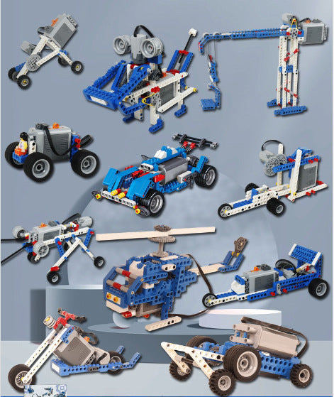 🔥【312 kusů】🤖🧩Elektrický stavebnicový robot pro děti