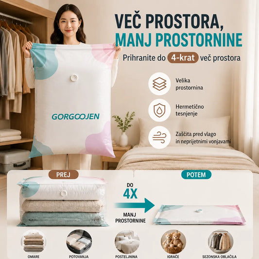 🧳 5 artículos por 23 euros 💨 Bolsa de almacenamiento al vacío grande y compresible: no requiere bomba, es a prueba de fugas e ideal para ahorrar espacio en maletas y en casa ✈️