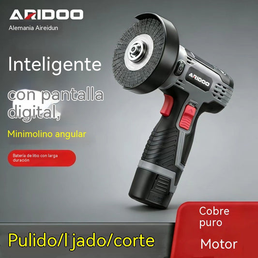 【Oferta por tiempo limitado】Mini amoladora angular de 12 V con disco de corte