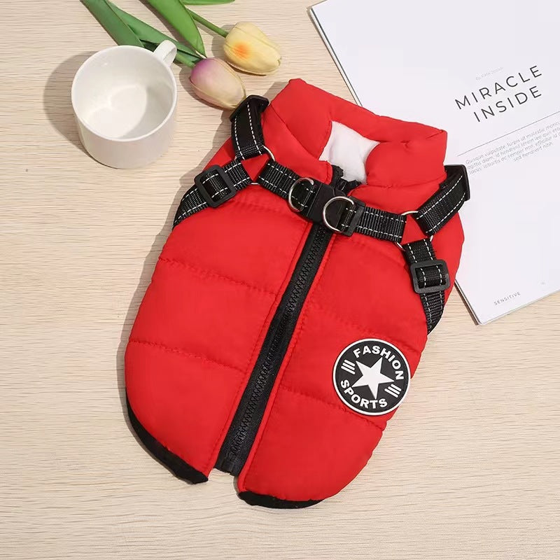 🐕‍🦺【50% popusta】Jesenska i zimska skijaška odjeća za kućne ljubimce, vodootporna i topla pamučna jakna za pse