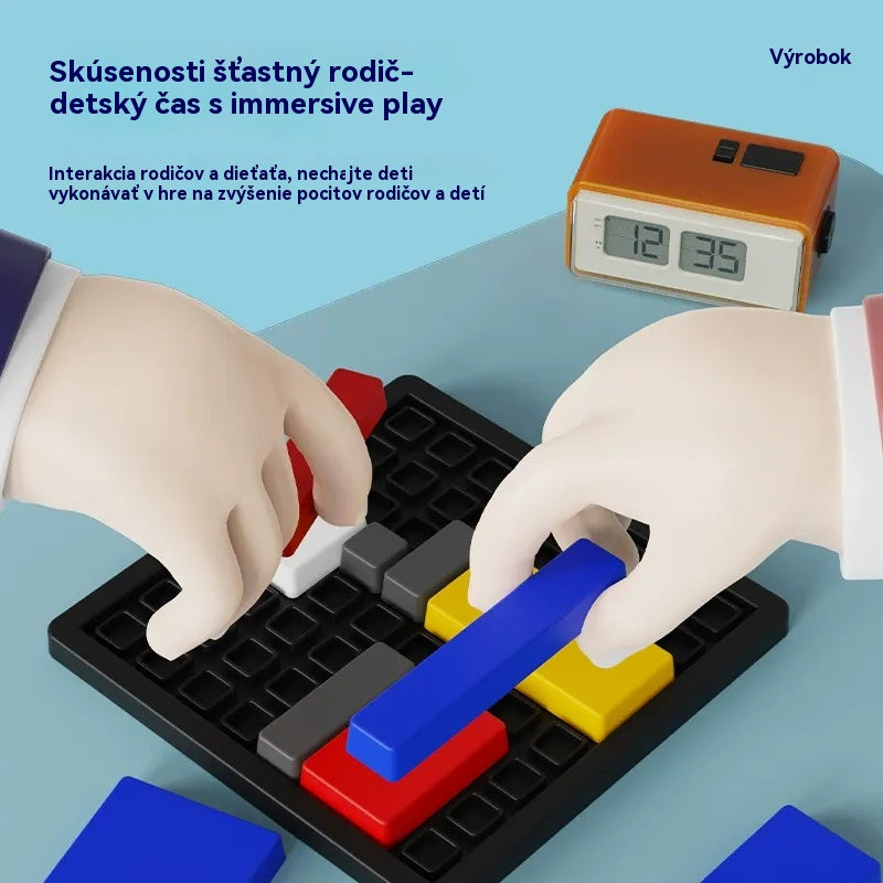 🧒Vzdelávacie puzzle pre deti, tréning logického myslenia, stavebné bloky, vzdelávacie hračky