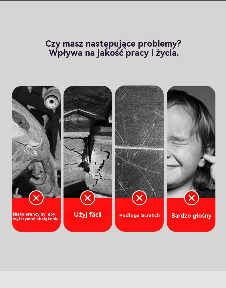 【4 kółek + 16 śruby】🚪 Wspornik drzwi przesuwnych z kółkami – cichy, regulowany i łatwy w montażu 🔧 - 4226035